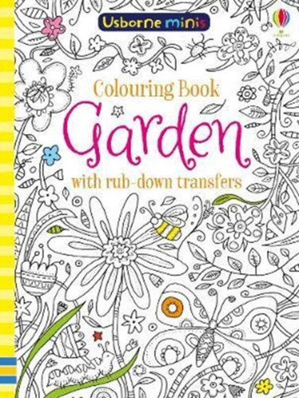 Colouring Book Garden with Rub Downs