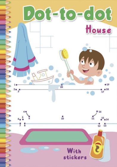 Dot-to-Dot House : With stickers