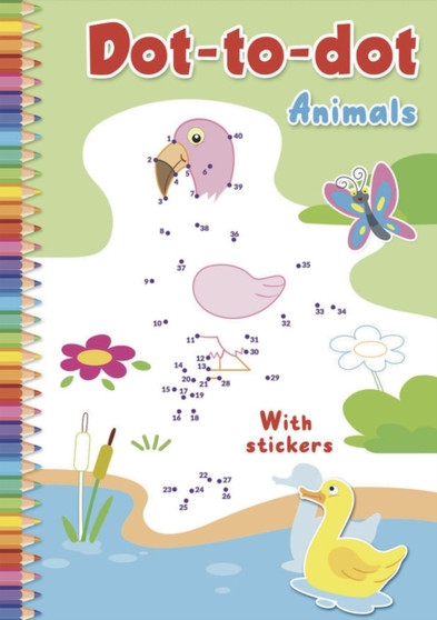 Dot-to-Dot Animals : With stickers