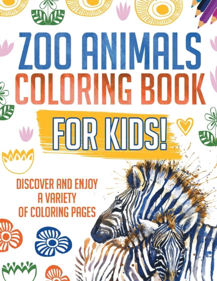 Zoo Animals Coloring Book For Kids!