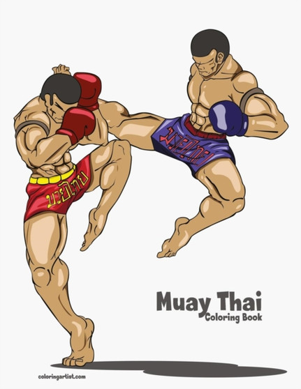 Muay Thai Coloring Book : 1