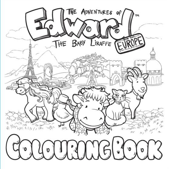 The Adventures of Edward the Baby Liraffe : Colouring Book