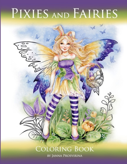 Pixies and Fairies : Coloring Book