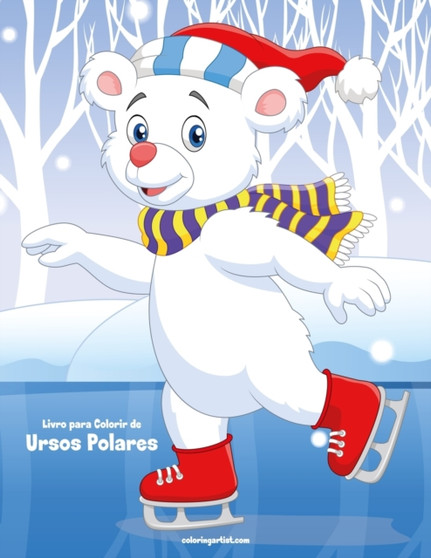 Livro para Colorir de Ursos Polares : 1