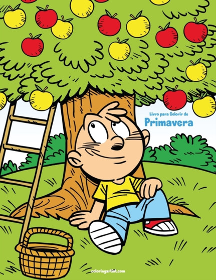 Livro para Colorir de Primavera : 1