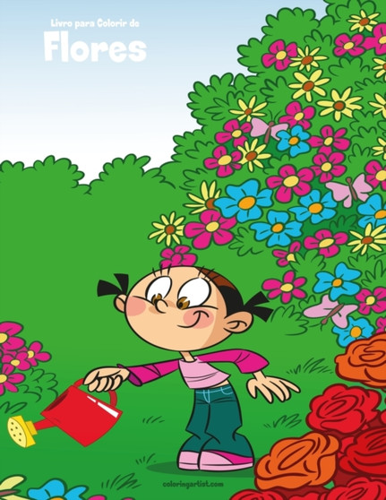 Livro para Colorir de Flores : 1