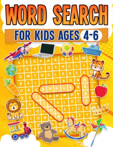 Word Search For Kids Ages 4-6 | 100 Fun Word Search Puzzles | Kids Activity Book | Large Print | Paperback : Search and Find to Improve Vocabulary | Word Search For Kids Ages 4-6 Years Old