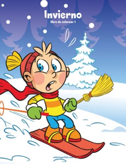Invierno libro de colorear 1 : 1