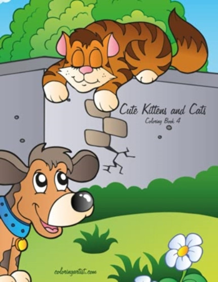 Cute Kittens and Cats Coloring Book 4 : 4