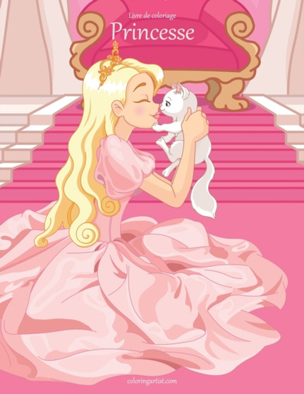 Livre de coloriage Princesse 1, 2 & 3