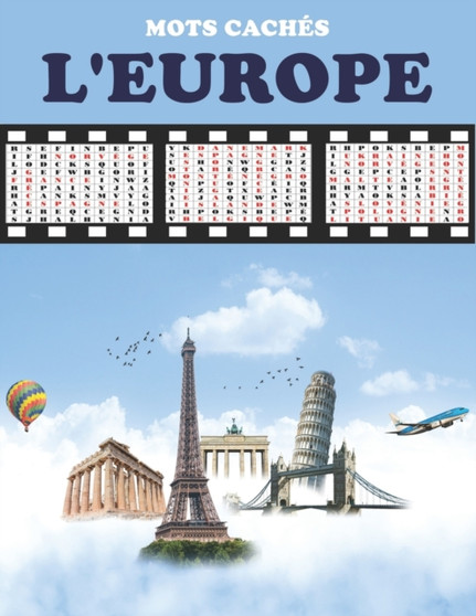Mots Caches - l'Europe : Apprendre dans une forme de jeu