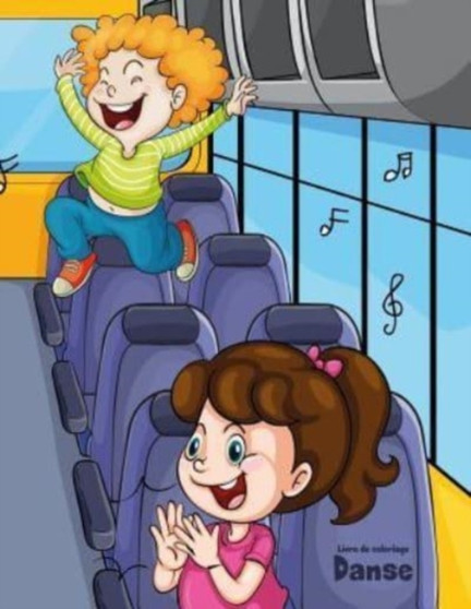 Livre de coloriage Danse 1 : 1