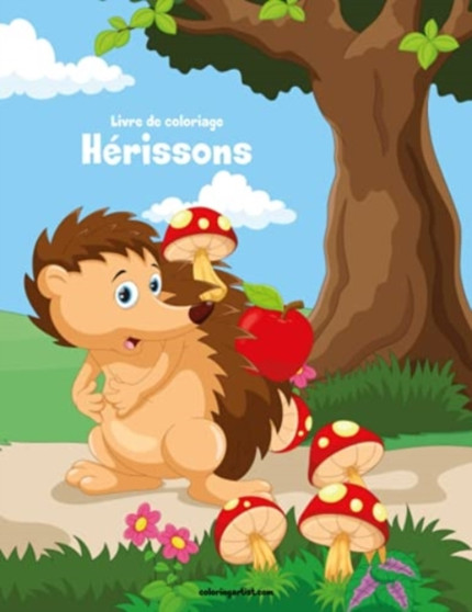 Livre de coloriage Herissons 1 : 1