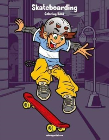 Skateboarding Coloring Book 1 : 1