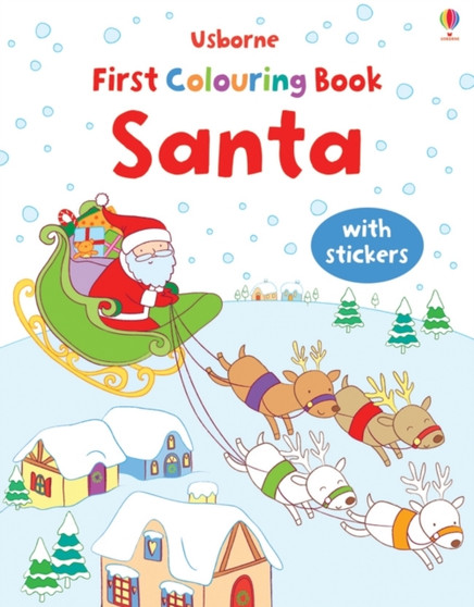 First Colouring Book Santa + stickers