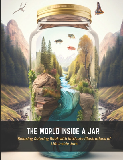 The World Inside a Jar : Relaxing Coloring Book with Intricate Illustrations of Life Inside Jars