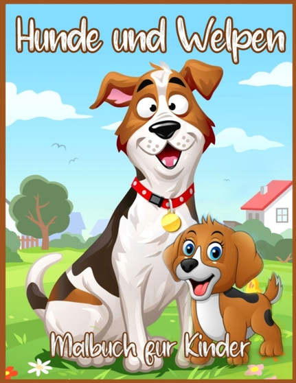 Hunde Und Welpen Malbuch