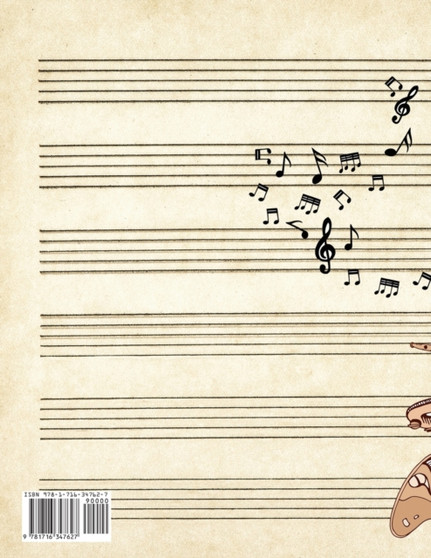 Standard Manuscript Paper Notebook : Music Manuscript Paper, White Marble Blank Sheet Music, Musicians Notebook, Staff Paper Notebook