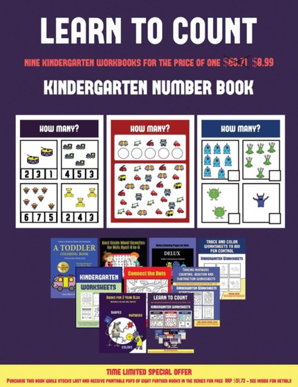 Kindergarten Number Book (Learn to Count for Preschoolers) : A Full-Color Counting Workbook for Preschool/Kindergarten Children. : 4
