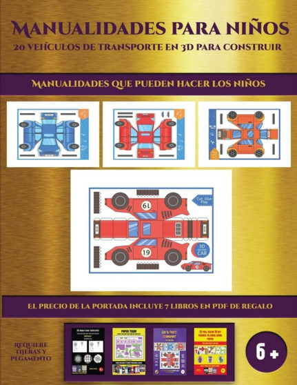 Manualidades que pueden hacer los ninos (19 vehiculos de transporte en 3D para construir) : Manualidades que pueden hacer los ninos (19 vehiculos de transporte en 3D para construir) : 8