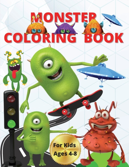 Monster Color Book For Kids 4-8 : A Story About Colorful Emotions of little monsters