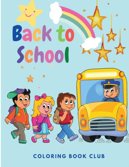 Back to School : Funny Activity Book with BIG Busses to Color