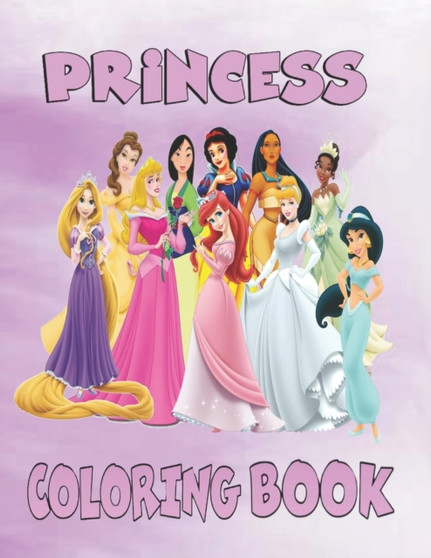 Pretty Princess Coloring Book : Beautiful Designs and Princesses Coloring Pages for All Ages