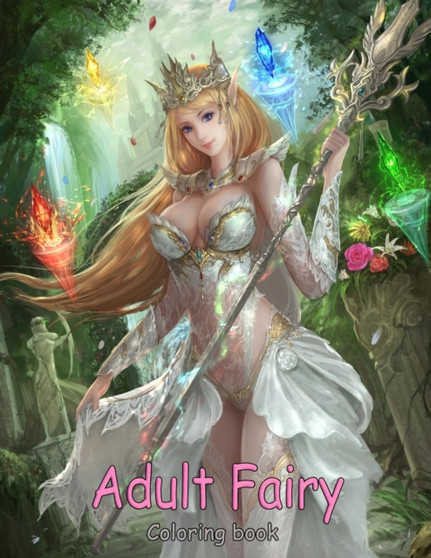 Adult Fairy Coloring book : Fairy Coloring Book for adult