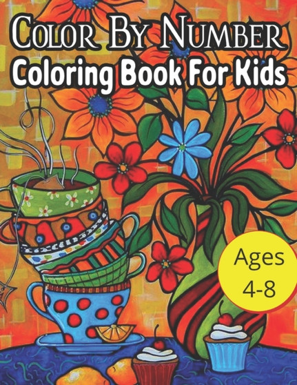 Color By Number Coloring Book For Kids Ages 4-8 : Animals Coloring Activity Book Ages 4-8 (Color by Number Books)