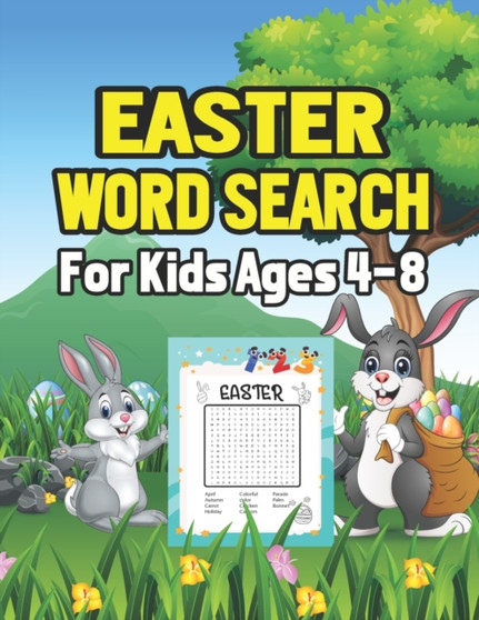 Easter Word Search For Kids Ages 4-8 : Happy And Fun Easy Easter Word Search Activity Book For Kids - Easter Day Word Searches for Children, Toddler and Preschool Kids