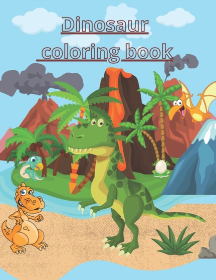 Dinosaur Coloring Book : Great Gift for Boys & Girls, Ages 4-8 Kids