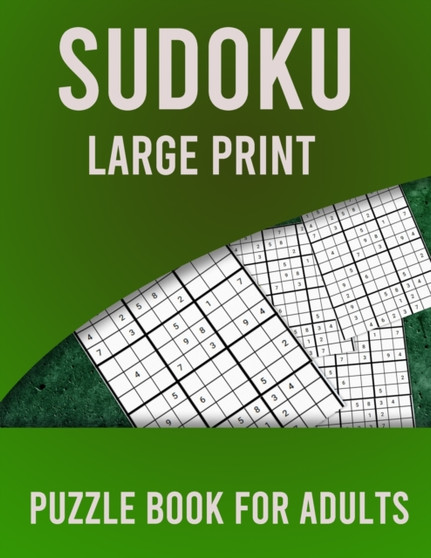 SUDOKU Large Print Puzzle Book For Adults : 400 Sudoku Puzzles Book for Adults - Easy, Medium and Hard : 5