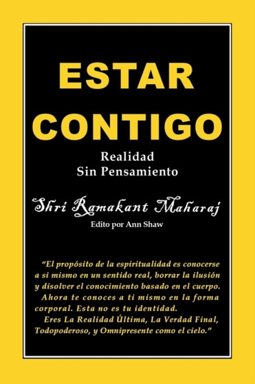 Estar Contigo : Realidad Sin Pensamiento by Ramakant Maharaj - Paperback