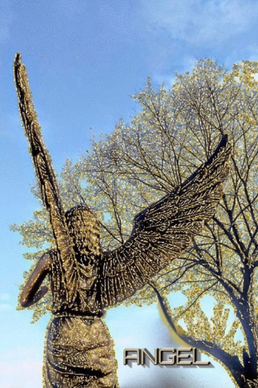 golden Angel glitter blank Creative journal : golden Angel glitter blank Creative journal by Sir Michael Huhn - Paperback