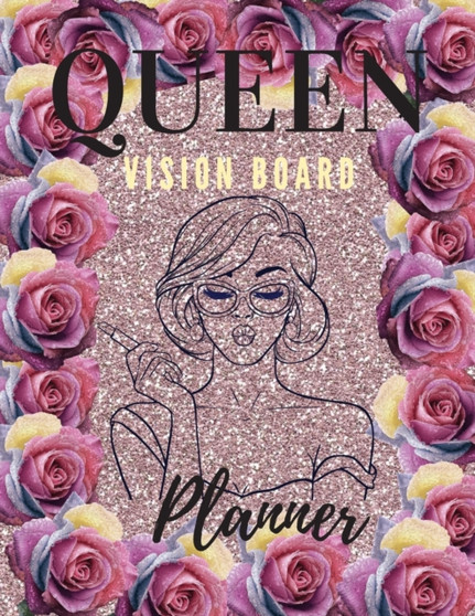 Queen Board Vision Planner : Amaizing Journal Vision Board BookPositive Affirmations Journal 8.5" x 11" Large Diary by Adil Daisy - Paperback