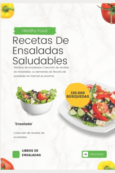 Recetas De Ensaladas Saludables by Evelin Pinheiro - Paperback