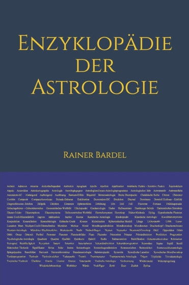Enzyklopadie der Astrologie by Rainer Bardel - Paperback