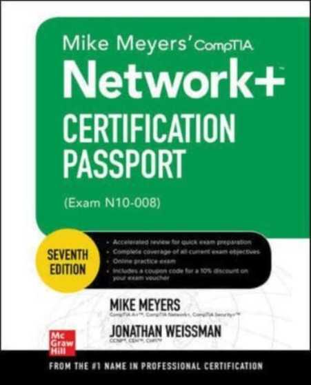 Mike Meyers' CompTIA Network+ Certification Passport, Seventh Edition (Exam N10-008) by Mike Meyers - Paperback