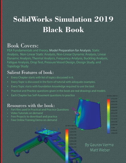SolidWorks Simulation 2019 Black Book by Gaurav Verma - Paperback