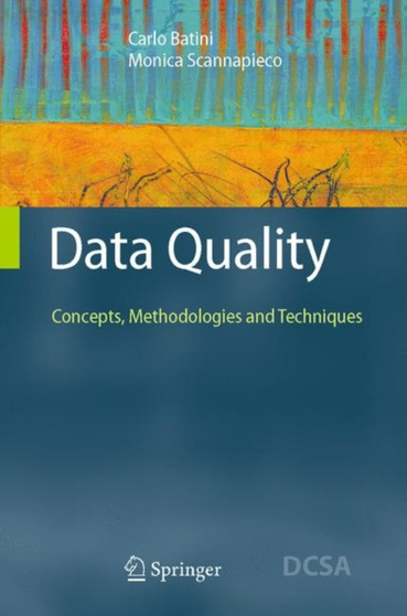Data Quality : Concepts, Methodologies and Techniques by Carlo Batini - Hardback
