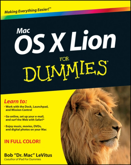 Mac OS X Lion For Dummies by Bob LeVitus - Paperback