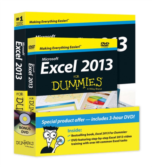 Excel 2013 For Dummies, Book + DVD Bundle by Greg Harvey - Paperback