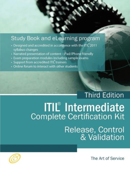 Itil Release, Control and Validation (Rcv) Full Certification Online Learning and Study Book Course - The Itil Intermediate Rcv Capability Complete Certification Kit - Third Edition by Ivanka Menken - Paperback