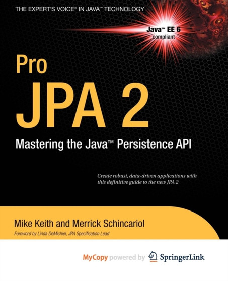 Pro JPA 2 : Mastering the Java(TM) Persistence API by Mike Keith - Paperback
