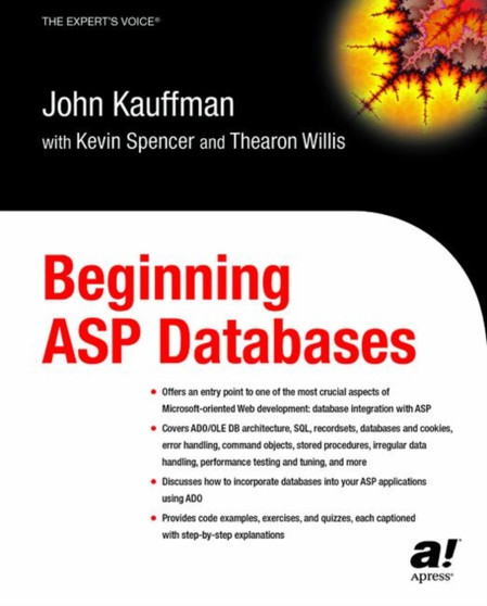 Beginning ASP Databases by Kevin Spencer - Paperback