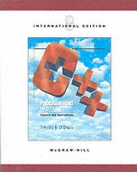 C++ Programming for Engineers and Scientists by Tim D'Orazio - Paperback