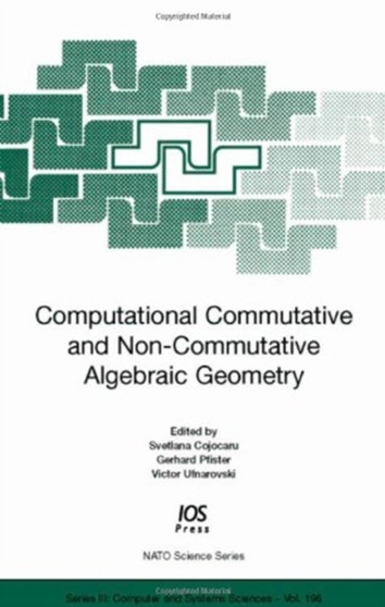 Computational Commutative and Non-commutative Algebraic Geometry : v. 196 by S. Cojocaru - Hardback