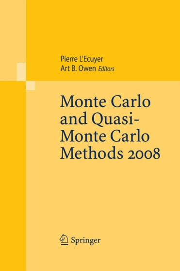 Monte Carlo and Quasi-Monte Carlo Methods 2008 by Pierre L' Ecuyer - Paperback