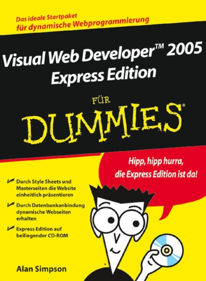 Visual Web Developer 2005 Express Edition Fur Dummies by Alan Simpson - Paperback