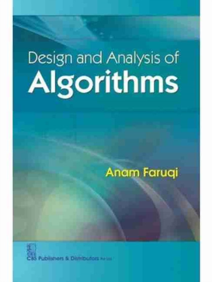 Design and Analysis of Algorithms by A. Faruqi - Paperback